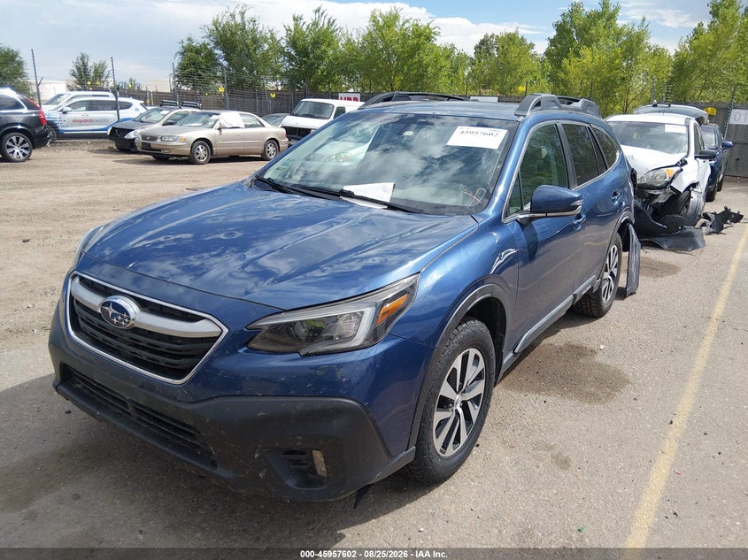 2020 Subaru Outback, Обычный износ, IAAI, VIN 4S4BTAEC1L3227981 — фото 2