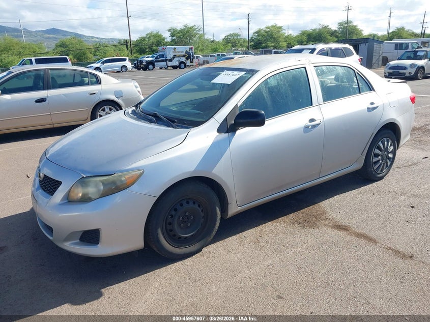 2010 Toyota Corolla, Storm Damage, IAAI, VIN 1NXBU4EE8AZ253792 — photo 2