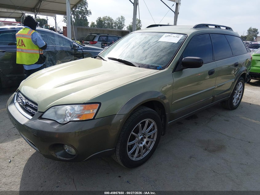 2006 Subaru Outback, Rear, IAAI, VIN 4S4BP61C966339499 — photo 2