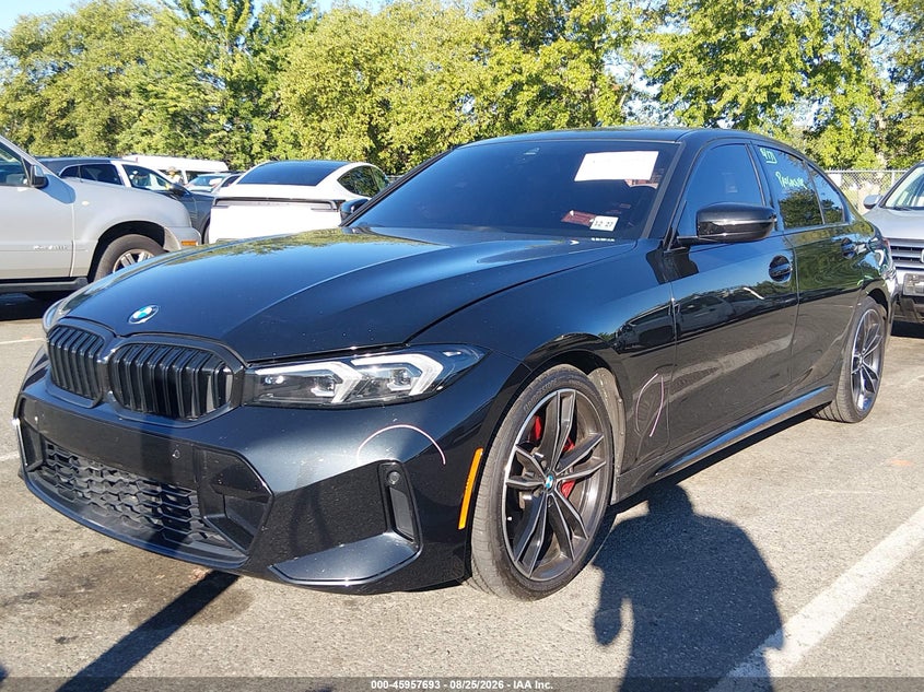 2023 BMW 3er, Rear, IAAI, VIN 3MW89FF03P8D02754 — photo 2