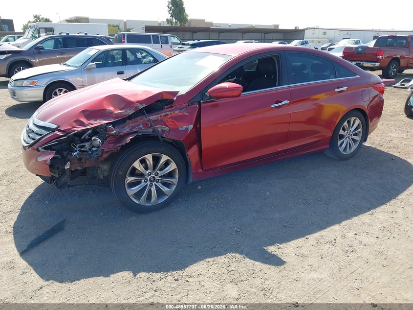 2012 Hyundai Sonata, Front End, IAAI, VIN 5NPEC4AB7CH435772 — photo 2