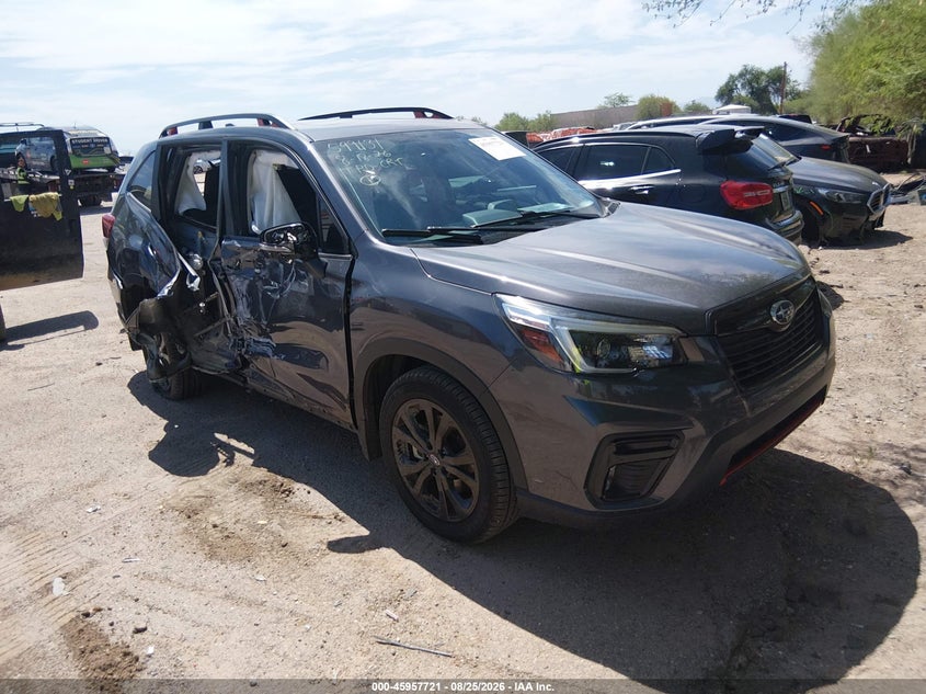 Vin: jf2skalc8mh513150, lot: 46456935, subaru forester sport 20211