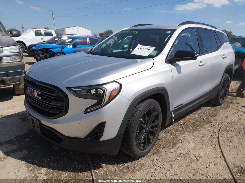 2021 GMC Terrain, Right Front, IAAI, VIN 3GKALVEV8ML363933 — photo 2