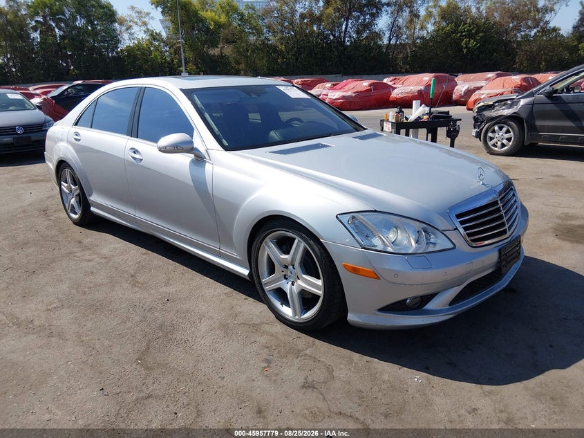 2008 Mercedes-Benz S 550, Left Rear, IAAI, VIN WDDNG71X28A224145