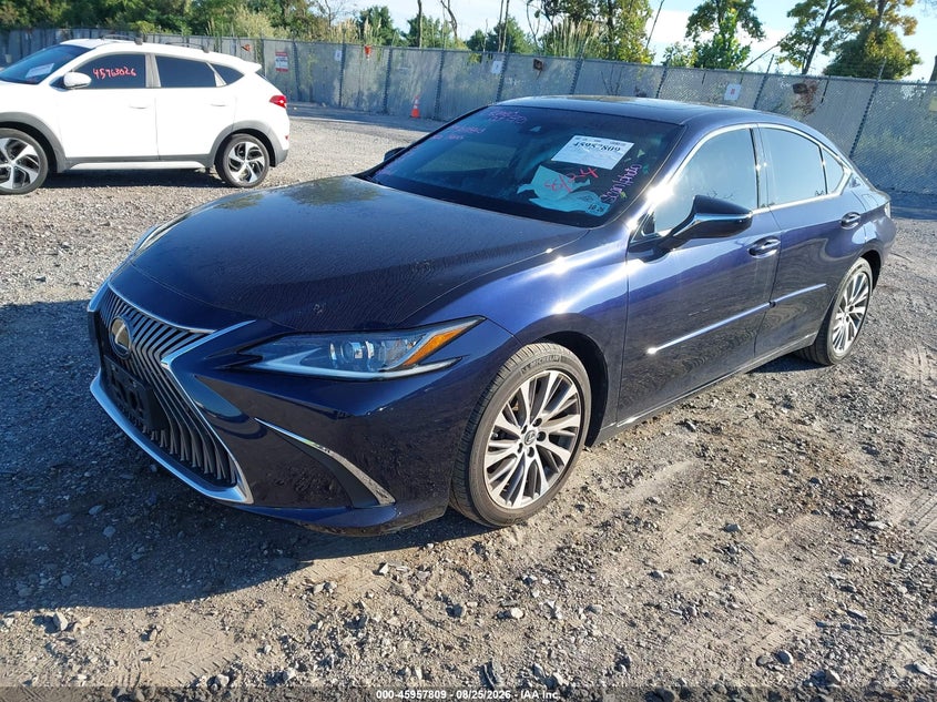 2021 Lexus ES, Rear, IAAI, VIN 58ADZ1B19MU110955 — photo 2