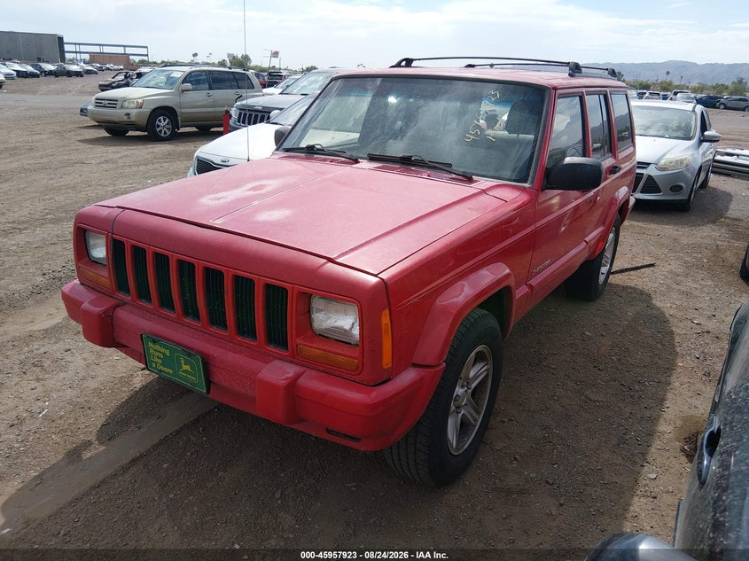 2001 Jeep Cherokee, Звичайний знос, IAAI, VIN 1J4FT58S11L623920 — фото 2