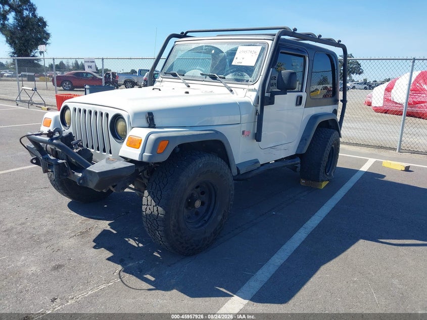 2006 Jeep Wrangler, Лівий зад, IAAI, VIN 1J4FA49S36P738954 — фото 2