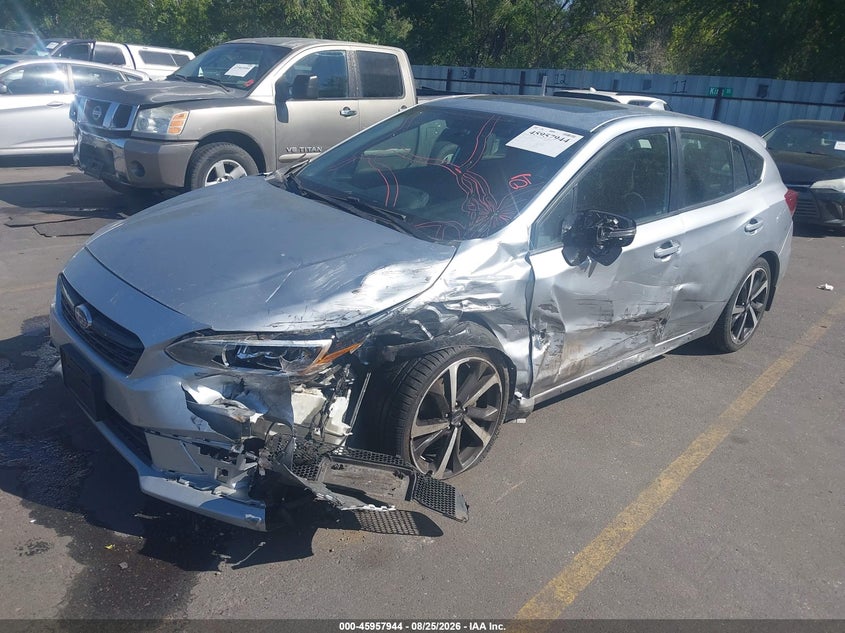 2020 Subaru Impreza, Left Side, IAAI, VIN 4S3GTAM65L3732864 — photo 2