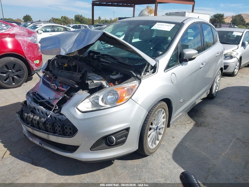 Vin: 1fadp5cu5fl109320, lot: 46457164, ford c-max energi sel 20152