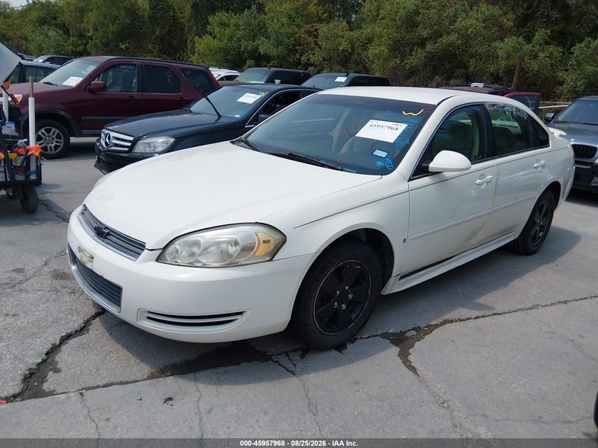 2009 CHEVROLET IMPALA SEDAN 3.5L V-6 VVT, 211HP