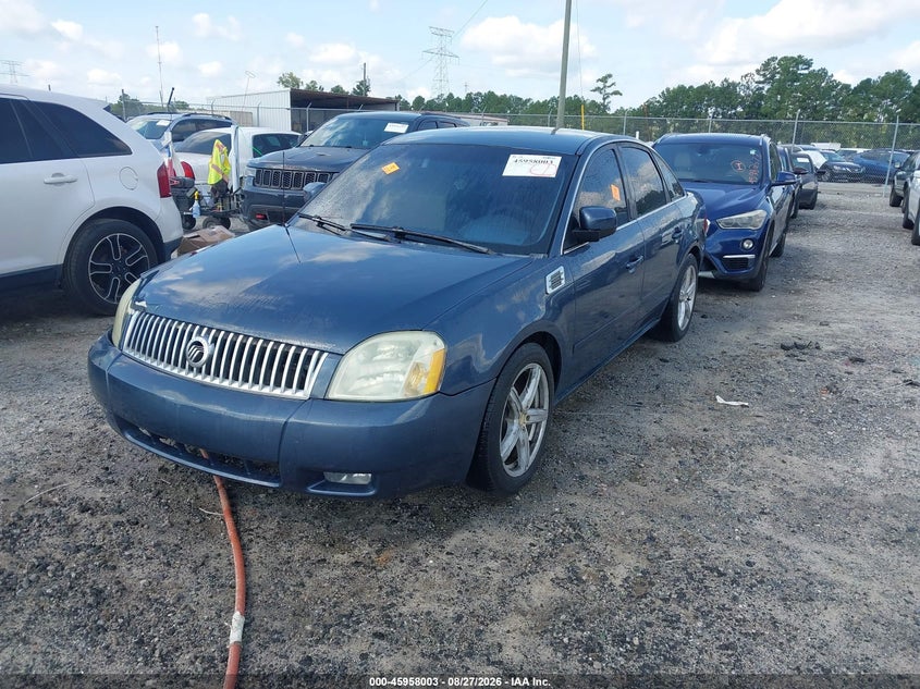 2005 Mercury Montego Premier, Обычный износ, IAAI, VIN 1MEFM42195G617826 — фото 2