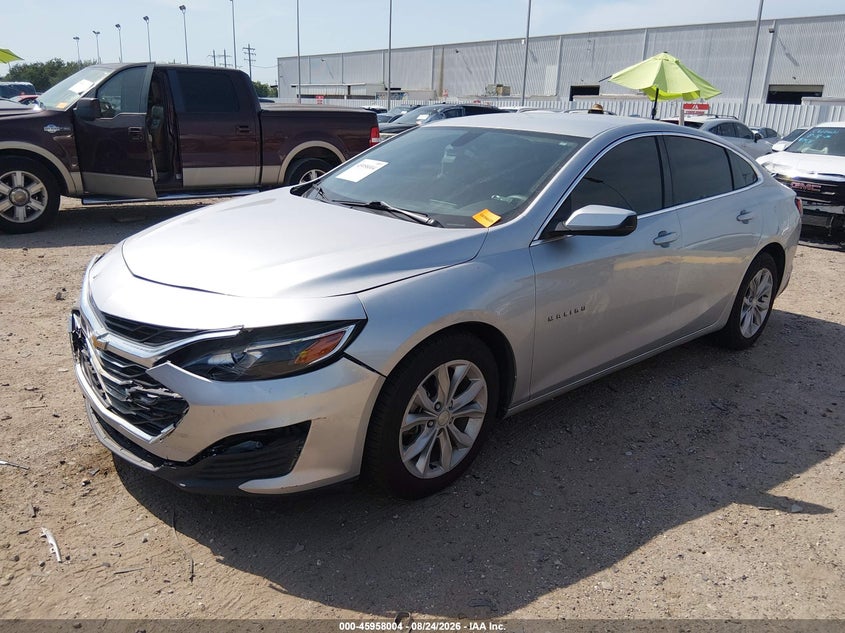 2019 Chevrolet Malibu, Удар спереду, IAAI, VIN 1G1ZD5ST2KF161751 — фото 2