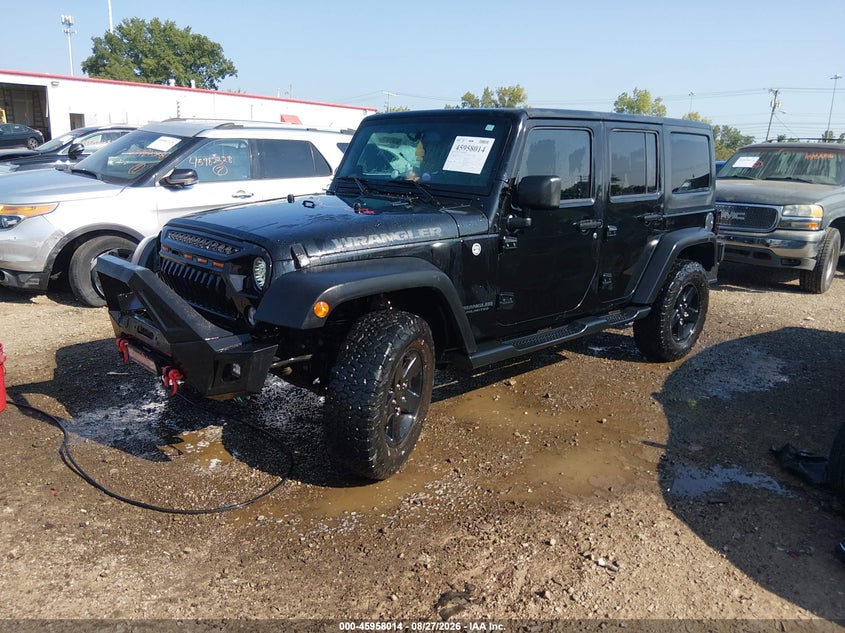Vin: 1c4bjwdg9hl690471, lot: 46457233, jeep wrangler unlimited big bear 4x4 20172