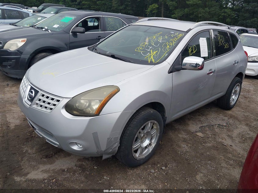2010 Nissan Rogue, Перед і зад, IAAI, VIN JN8AS5MT5AW028248 — фото 2