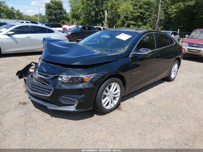 2018 Chevrolet Malibu, Удар спереду, IAAI, VIN 1G1ZD5ST7JF123432 — фото 2