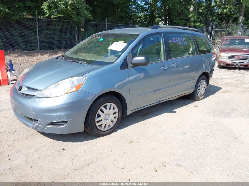 TOYOTA SIENNA 2008 VIN 5TDZK23C78S193680