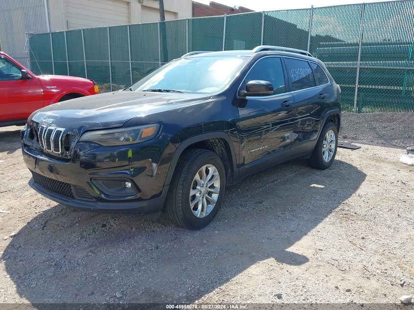 2019 Jeep Cherokee, Front End, IAAI, VIN 1C4PJMCB5KD347688 — photo 2