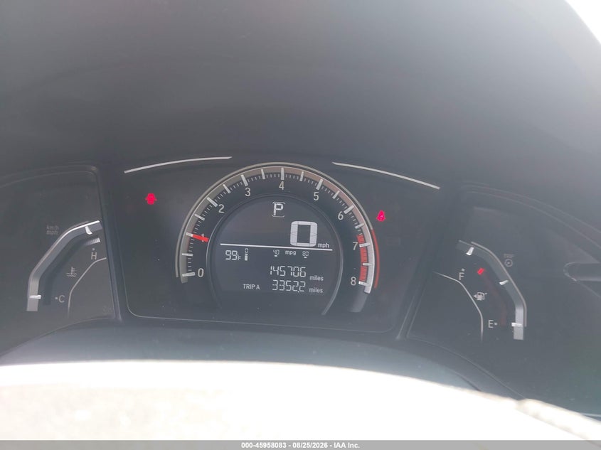 2017 HONDA CIVIC SEDAN 2.0L I-4 DOHC, VVT, 158HP