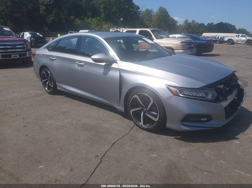2019 Honda Accord Sport, Лівий перед, IAAI, VIN 1HGCV1F39KA145591