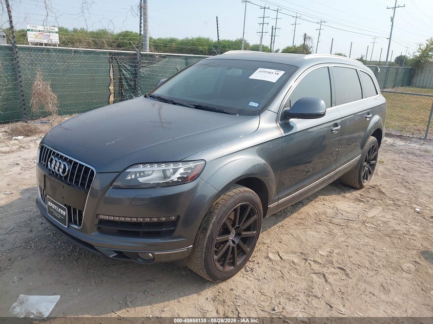 2015 Audi Q7, Hail, IAAI, VIN WA1LMAFE7FD013740 — photo 2