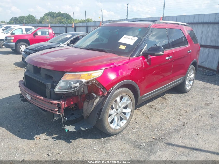 2013 Ford Explorer, Front End, IAAI, VIN 1FM5K7D87DGA49147 — photo 2
