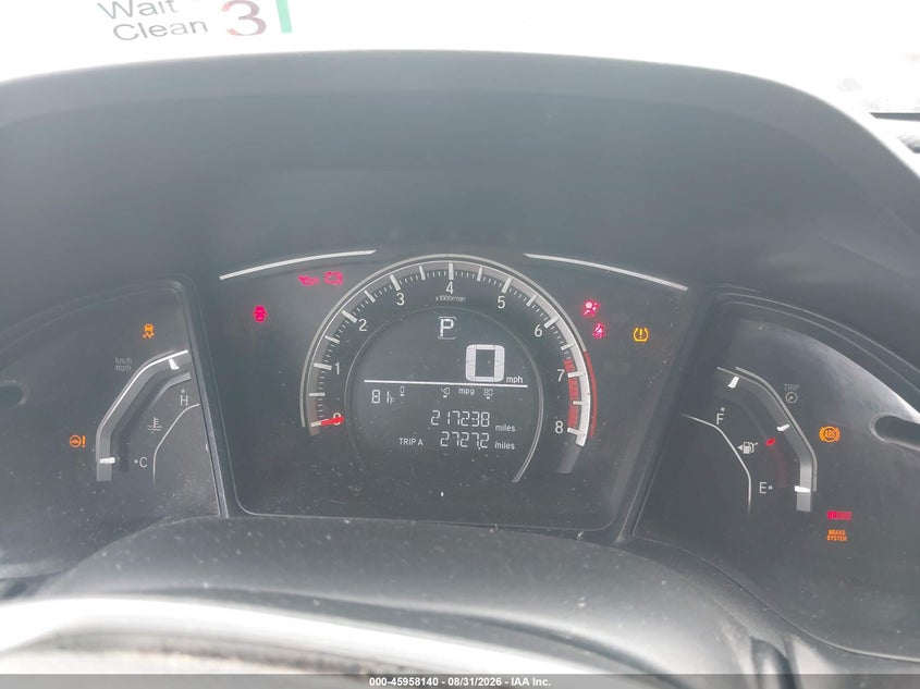 HONDA CIVIC 2018 VIN 2HGFC2F5XJH539062