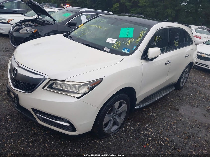 2014 ACURA MDX auction photo 2