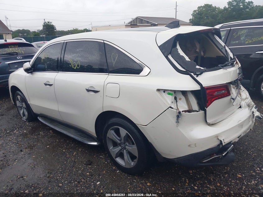 2014 ACURA MDX auction photo 3