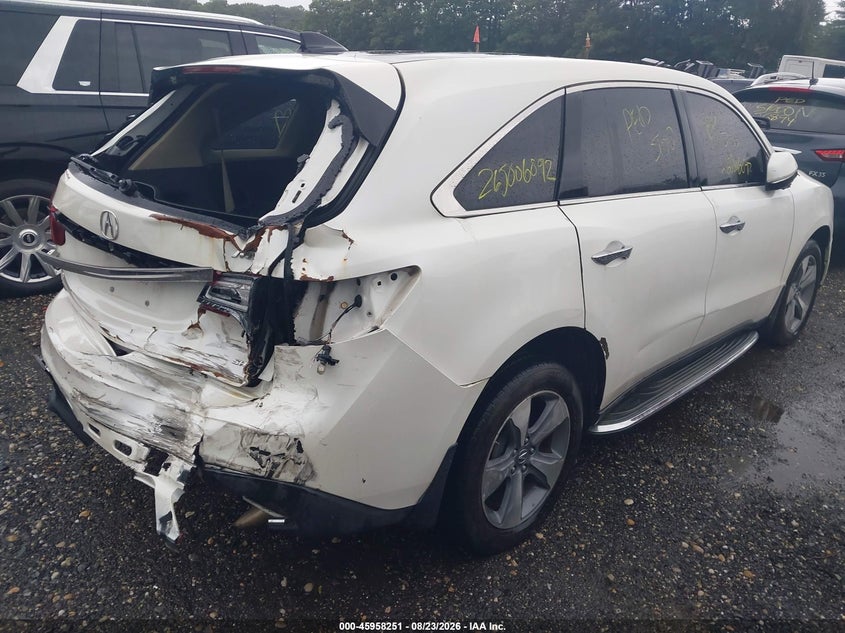 2014 ACURA MDX auction photo 4