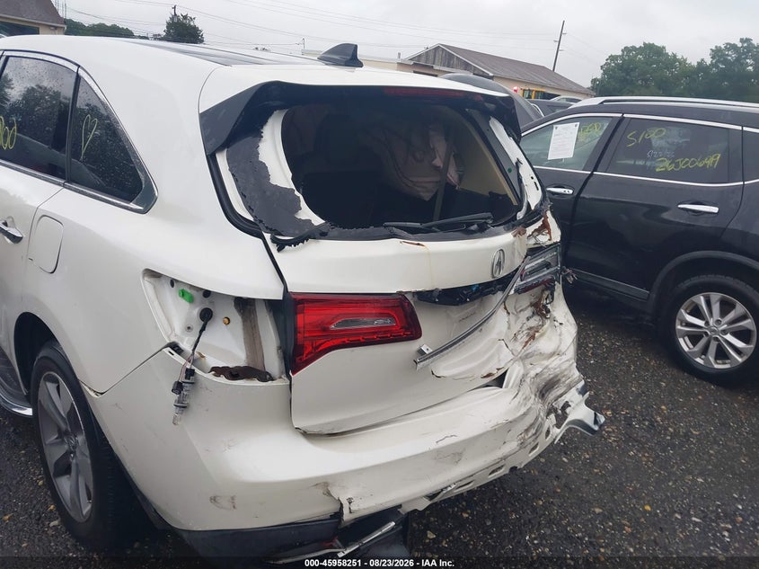 2014 ACURA MDX auction photo 6