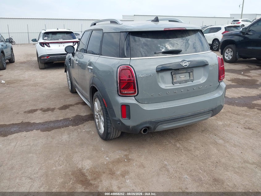 Vin: wmz23br0xn3n71712, lot: 46457471, mini countryman cooper 20223