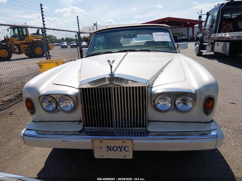 ROLLS-ROYCE CORNICHE 1985 VIN SCAZD42A4FCX09795
