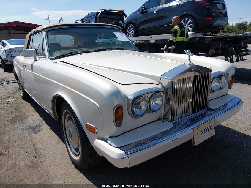 ROLLS-ROYCE CORNICHE 1985 VIN SCAZD42A4FCX09795