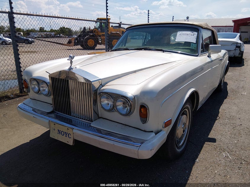 ROLLS-ROYCE CORNICHE 1985 VIN SCAZD42A4FCX09795