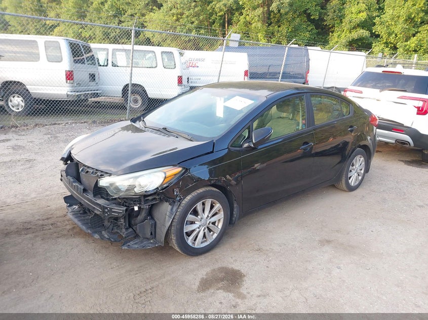 Vin: knafx4a62e5047957, lot: 46457505, kia forte lx 20142