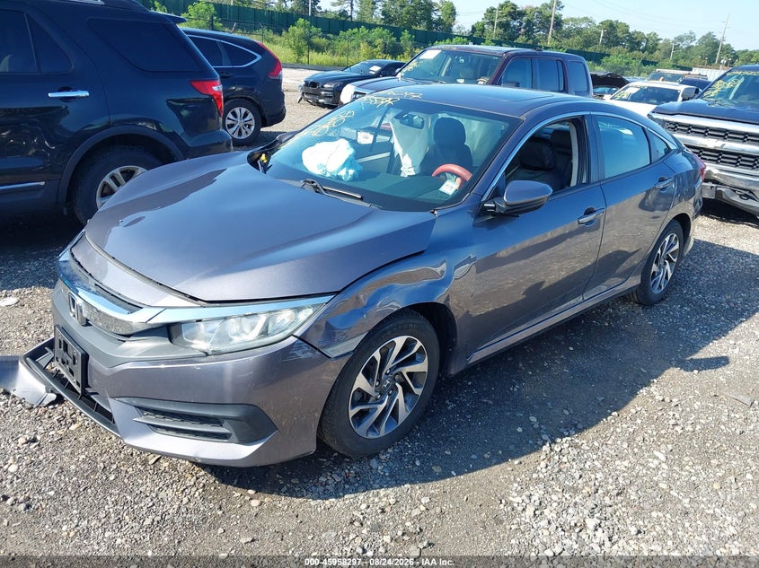 2016 Honda Civic, Обычный износ, IAAI, VIN 19XFC2F76GE224067 — фото 2