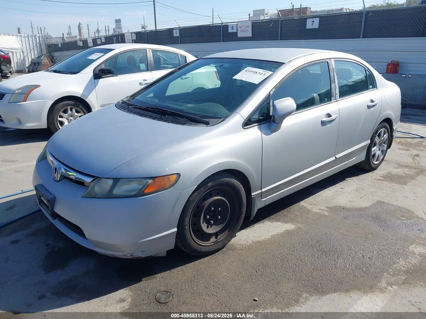 2008 Honda Civic, Обычный износ, IAAI, VIN 2HGFA16598H505074 — фото 2