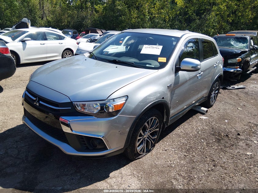 2018 Mitsubishi Outlander, Left Side, IAAI, VIN JA4AR3AU6JU007150 — photo 2