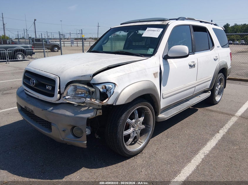 2003 Toyota Sequoia, Обычный износ, IAAI, VIN 5TDZT34A83S156081 — фото 2