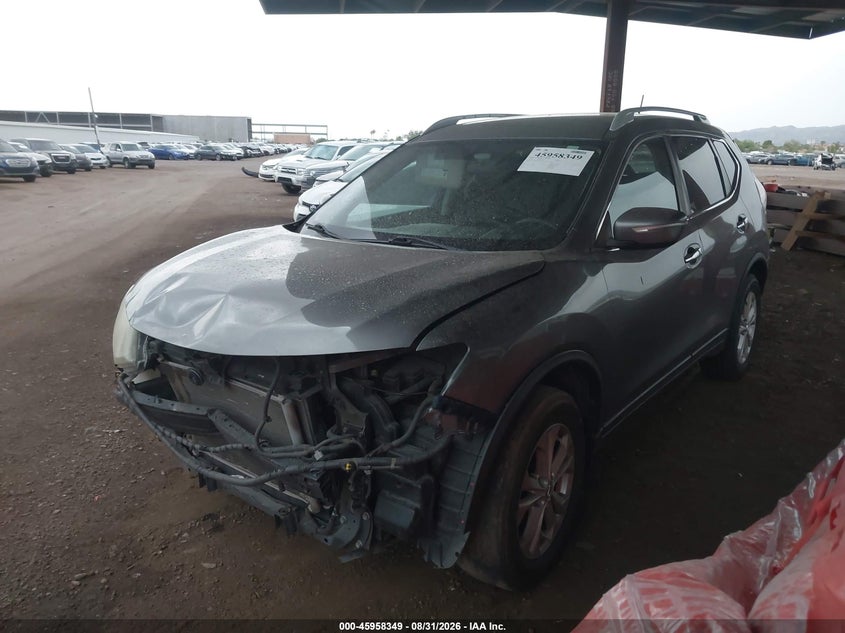 2015 Nissan Rogue, Невідомо, IAAI, VIN 5N1AT2MV8FC912987 — фото 2