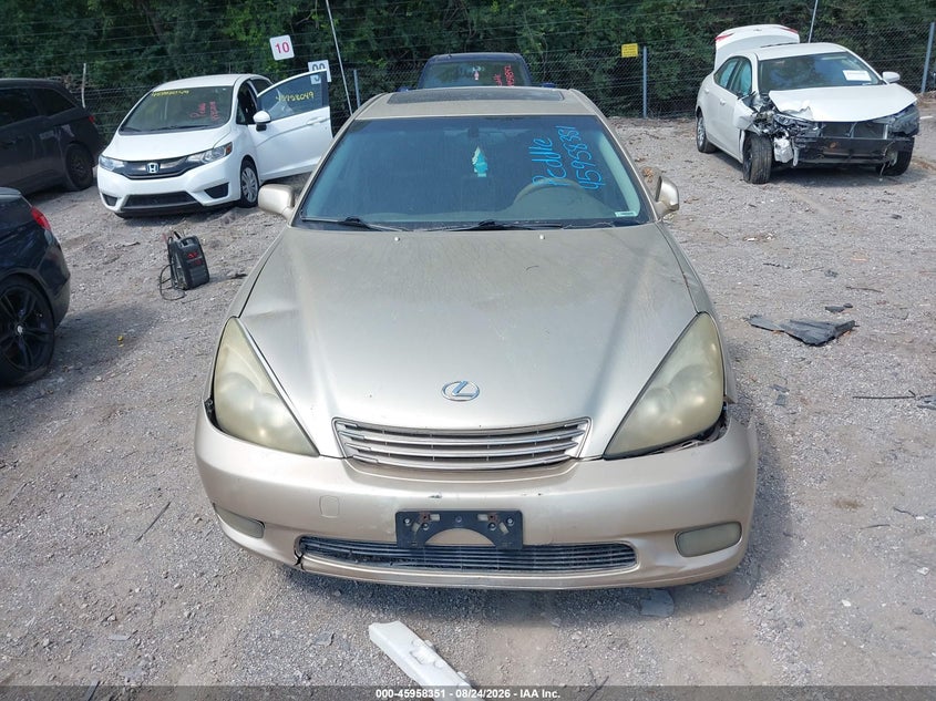 LEXUS ES 300 2003 VIN JTHBF30G236006629