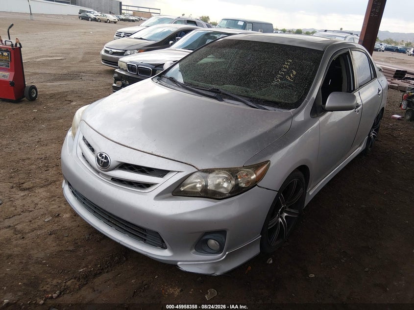 2011 Toyota Corolla, Normal Wear & Tear, IAAI, VIN 2T1BU4EE6BC678205 — photo 2