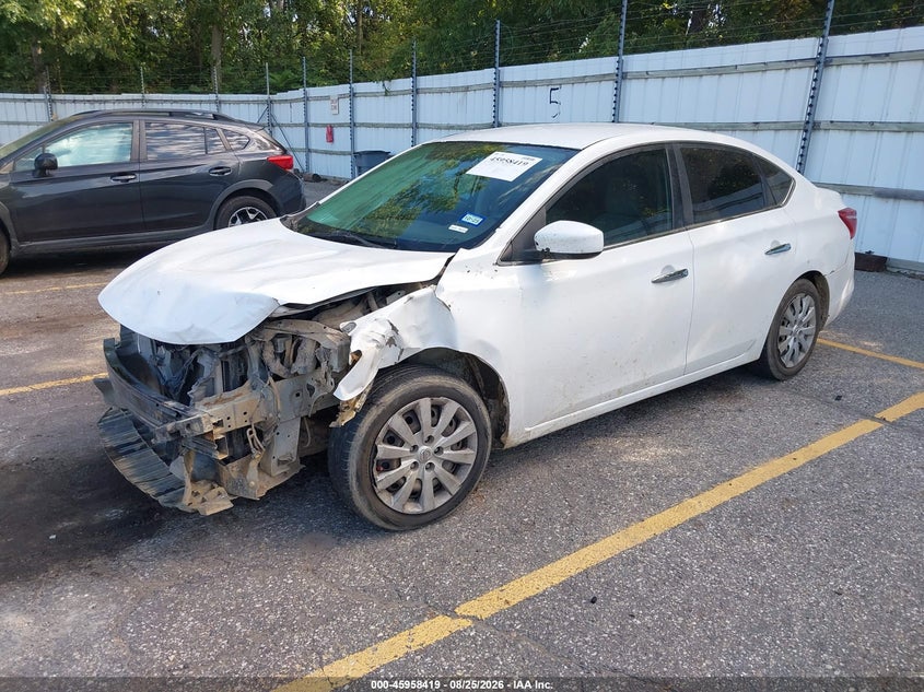 2016 Nissan Sentra, Удар спереду, IAAI, VIN 3N1AB7AP6GY231569 — фото 2