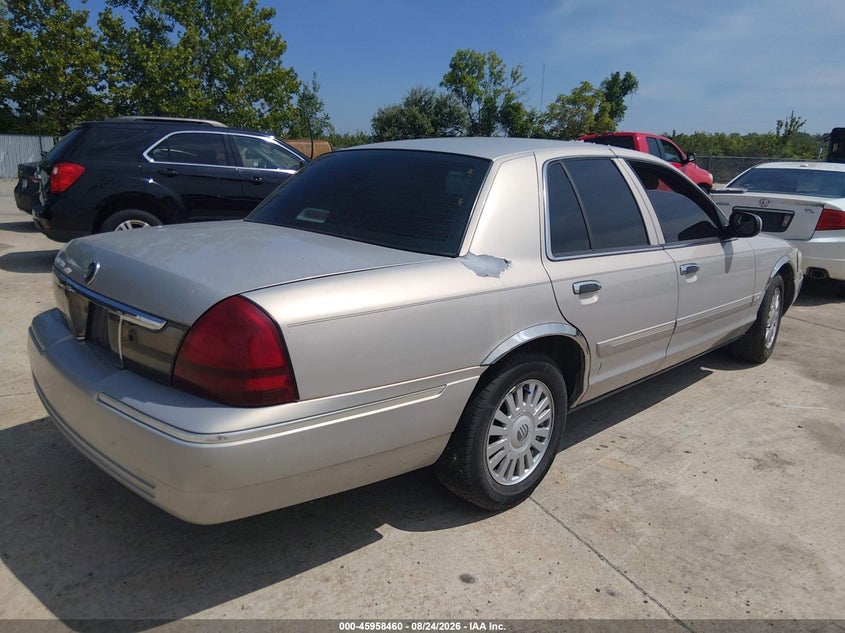 MERCURY GRAND MARQUIS 2008 VIN 2MEFM75V98X628288