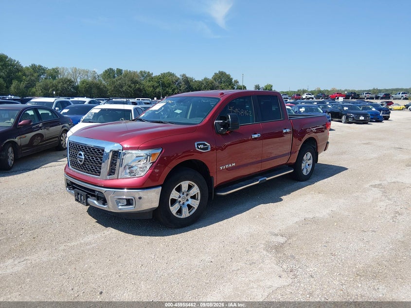 Vin: 1n6aa1e56hn564985, lot: 46457681, nissan titan sv 20172