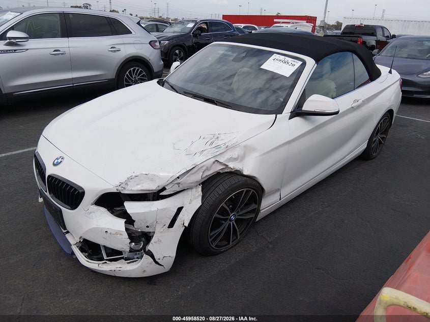 Vin: wba2m7c01l7e41875, lot: 46457739, bmw 230i 20202