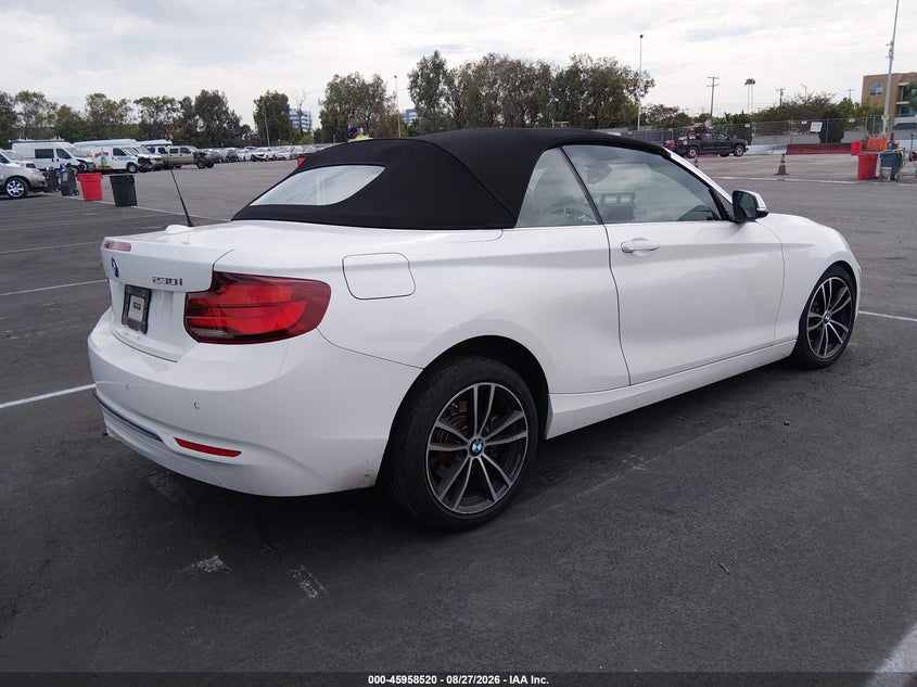 Vin: wba2m7c01l7e41875, lot: 46457739, bmw 230i 20204