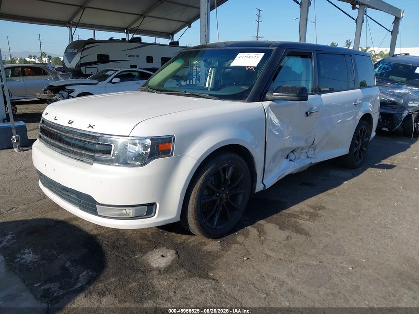 Vin: 2fmgk5c82hba10395, lot: 46457744, ford flex sel 20172