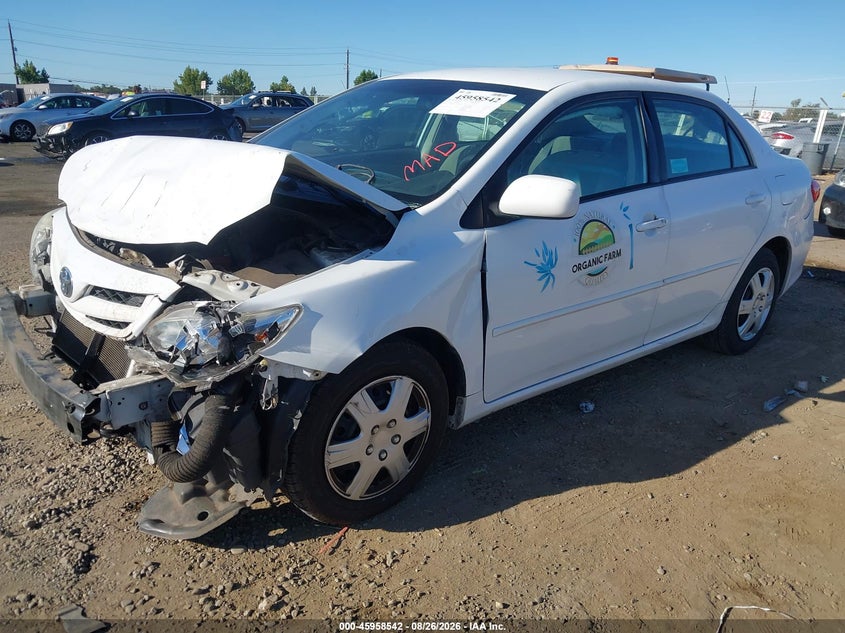 2011 Toyota Corolla, Normal Wear & Tear, IAAI, VIN 2T1BU4EE8BC581166 — photo 2