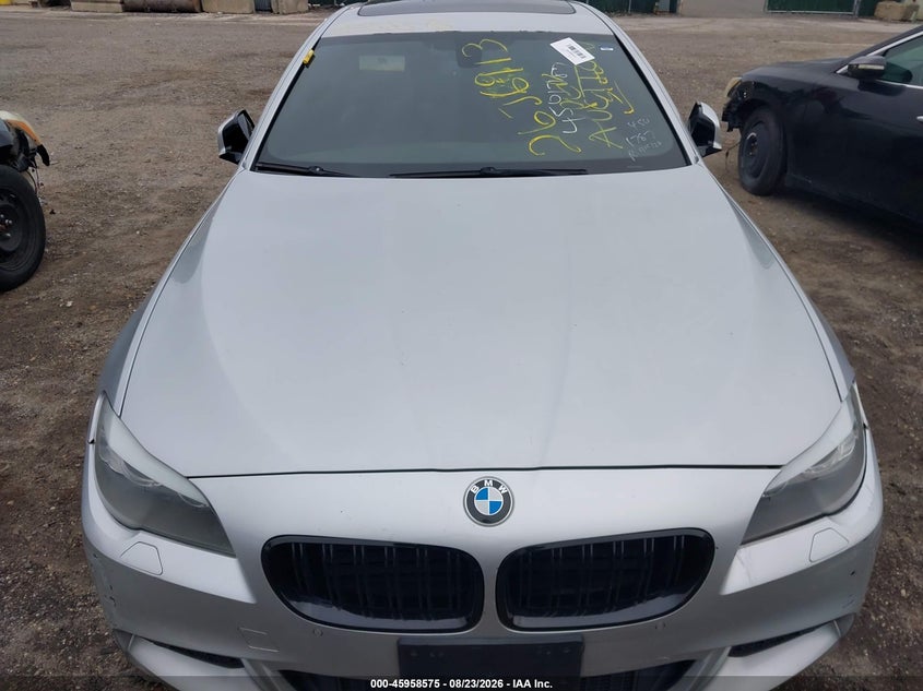 BMW 550I 2013 VIN WBAFU9C53DDY72288